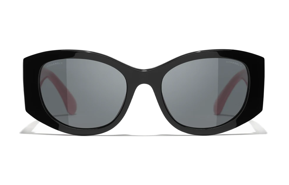 CHANEL Irregular Sunglasses Pink with Logo - Unisex Couple Style C535/S4A71618X08101S3514 圖 2