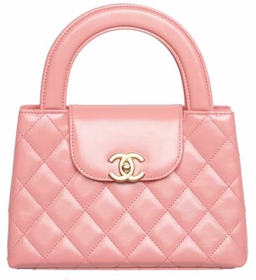 Chanel Kelly Mini Shopping Bag Mini 23K Shiny Aged Calfskin Coral Pink Buy Chanel Kelly Mini Shopping Bag Mini 23K Shiny Aged Calfskin Coral Pink