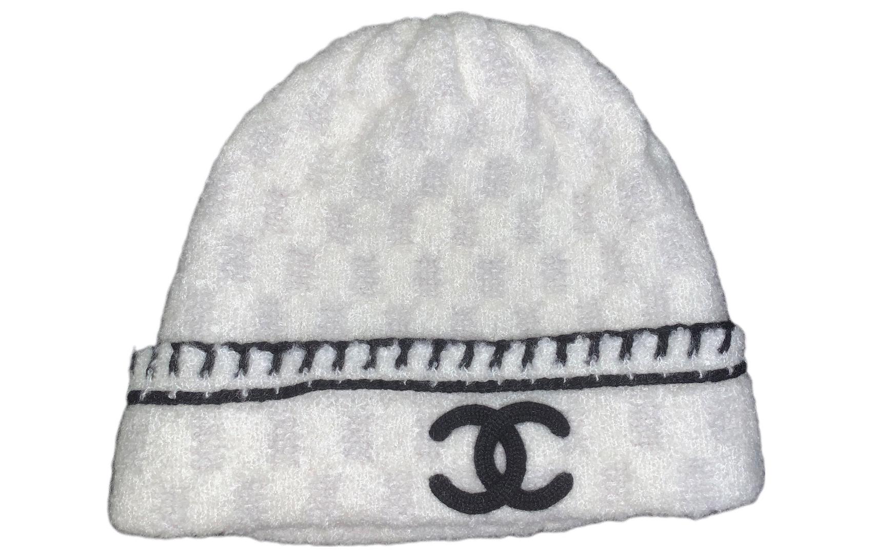 Order 샤넬 로고 캐시미어 니트 비니 유니섹스 AA8319-B08505-NI950