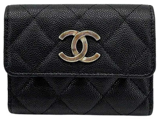 Chanel Tarjetero Negro Tri-Fold con Gran Logo CC (AP3141) Buy Chanel Tarjetero Negro Tri-Fold con Gran Logo CC (AP3141)