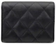 Order Chanel Tarjetero Negro Tri-Fold con Gran Logo CC (AP3141)