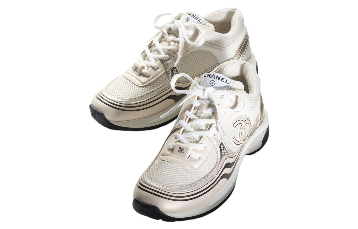 Lookbook シャネル レザー ローカット 「シルバーキング」 G45078-B13308-NP518