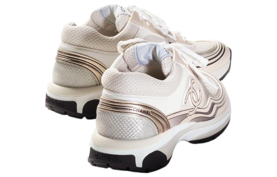 Shop シャネル レザー ローカット 「シルバーキング」 G45078-B13308-NP518