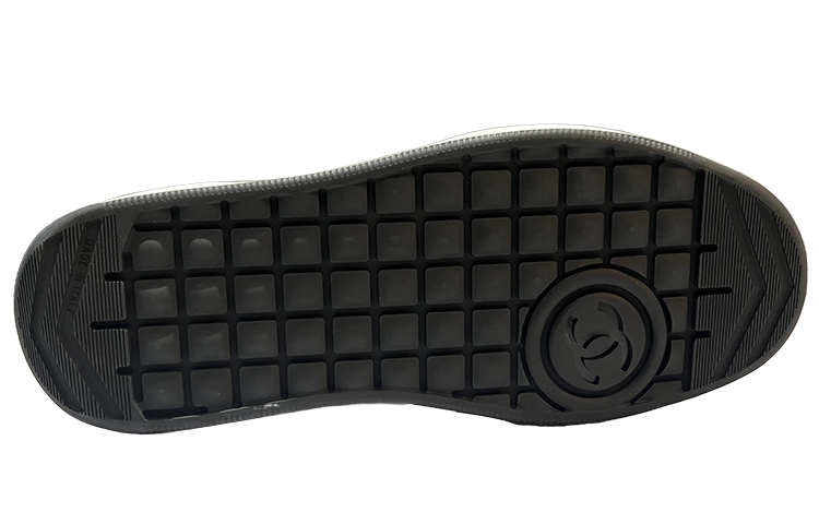 Chanel Leather Round Toe Lace-Up Low Top 'White' 圖 4