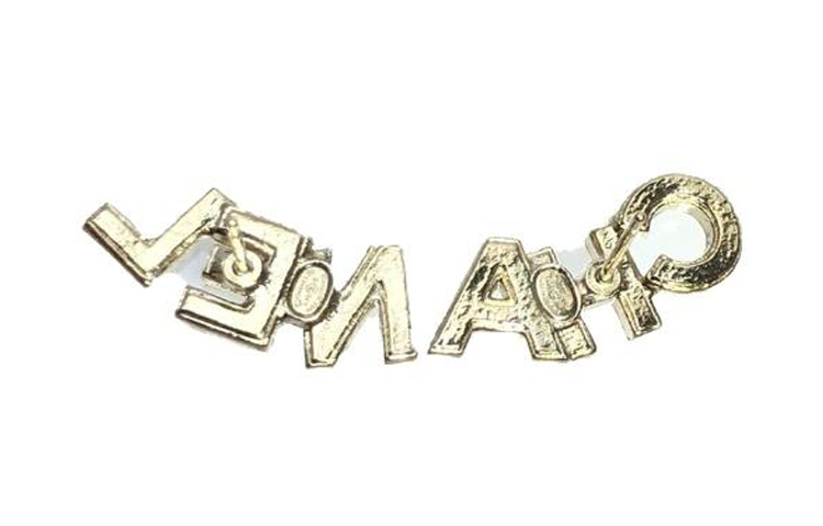 CHANEL Letter Logo Earrings AB4766-B04174-N8949 圖 3