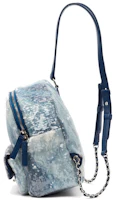 Chanel Limited Edition Coco Cuba Mini Backpack Sequins Blue Chanel Limited Edition Coco Cuba Mini Backpack Sequins Blue
