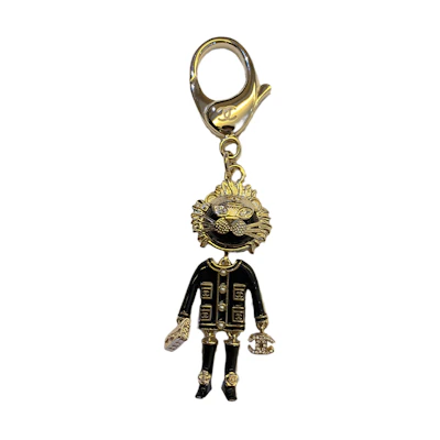 CHANEL Lion Diamond Pendant Unisex Couple Design Necklace. AB7960-B07675-NG870