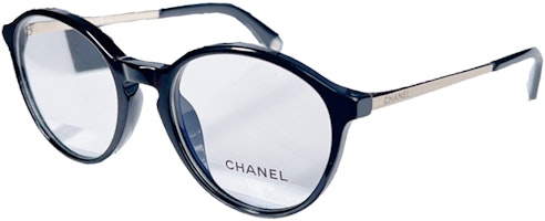 CHANEL Logo Acetate Unisex Irregular Optical Glasses Frame Black. CH3468U-C622 CHANEL Logo Acetate Unisex Irregular Optical Glasses Frame Black. CH3468U-C622
