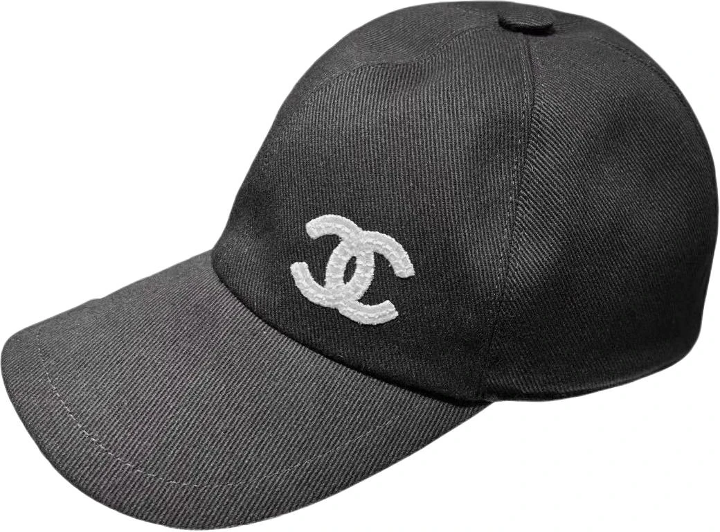 chanel-logo-cotton-black-baseball-cap-unisex-couple-style-aa-9865-b1593794305