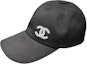 Buy 샤넬 로고 코튼 블랙 야구 모자 유니섹스 커플 스타일 AA9865B1593794305