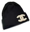 Order CHANEL Logo Design Black Wool Beanie - Unisex Couples Style. AAA398-B17806-94305