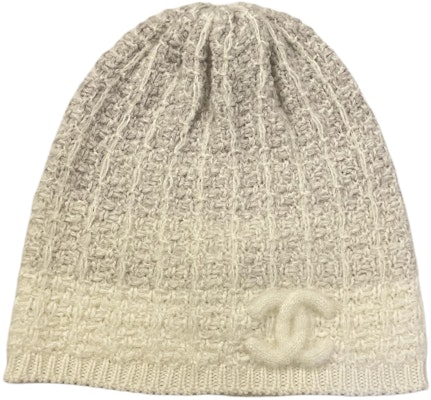 CHANEL Logo Design Cashmere Silk Knit Hat Unisex Couple Grey. AAA151B16972NZ058 Order CHANEL Logo Design Cashmere Silk Knit Hat Unisex Couple Grey. AAA151B16972NZ058