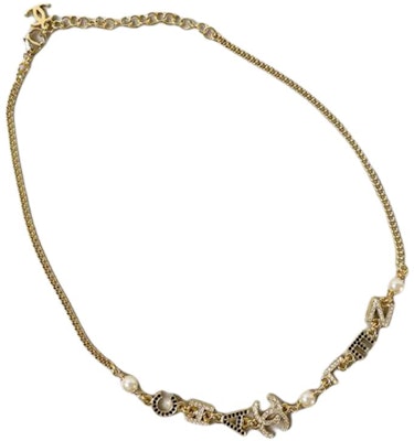CHANEL Logo Design Necklace for Women - Gold. ABD538B16788 Shop CHANEL Logo Design Necklace for Women - Gold. ABD538B16788