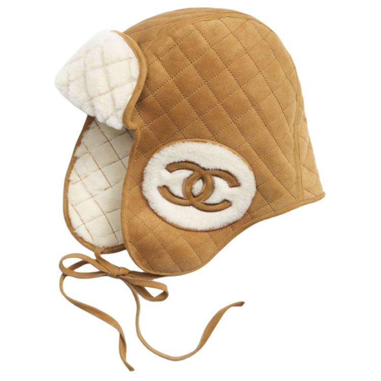 Order Sombrero Unisex Chanel Logo Diseño Otoño/Invierno 24N Beige Piel de Cordero. AAA429B17953NZP71