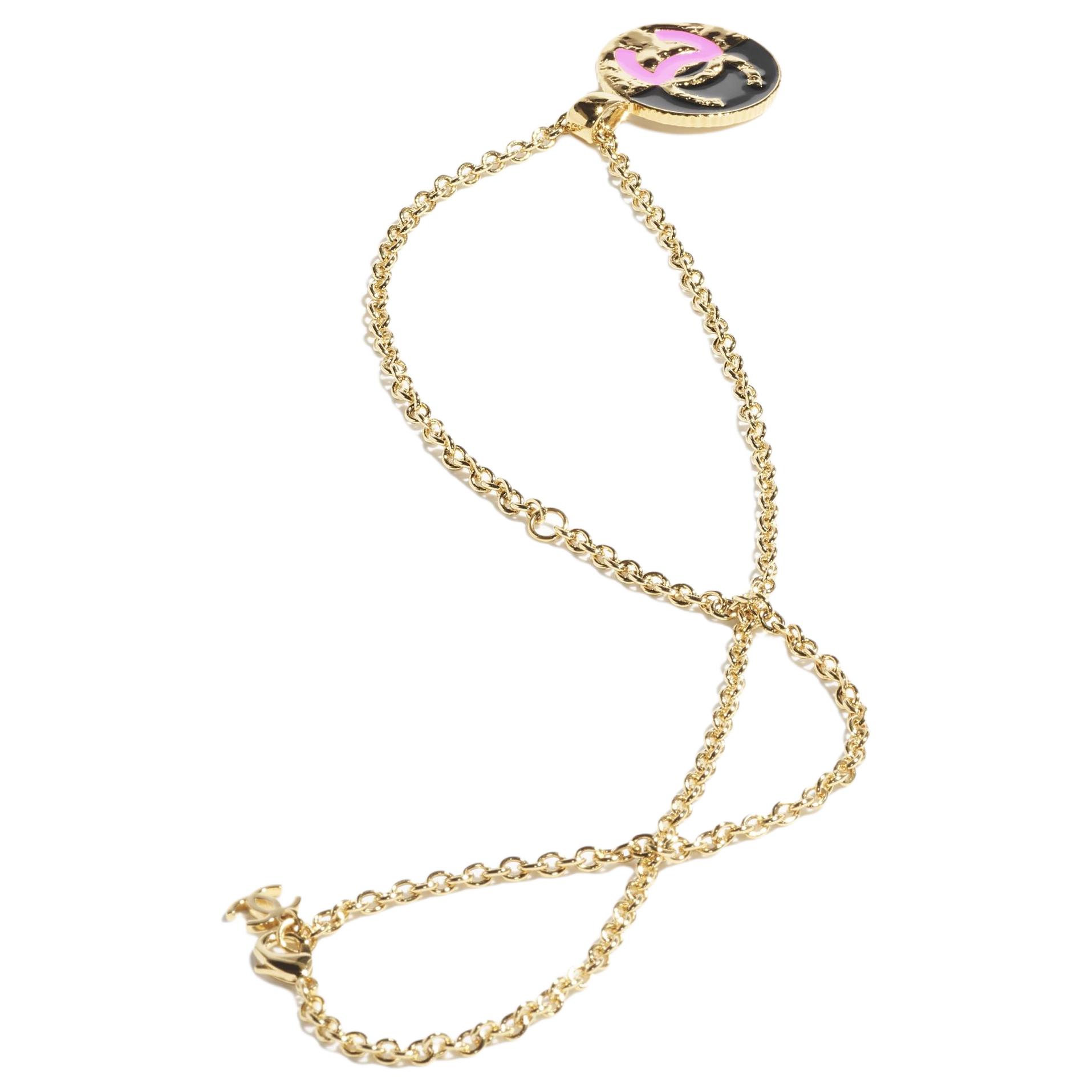 CHANEL Logo Gold Metal Necklace Unisex Couple Design. ABC479B15385NU488 圖 3