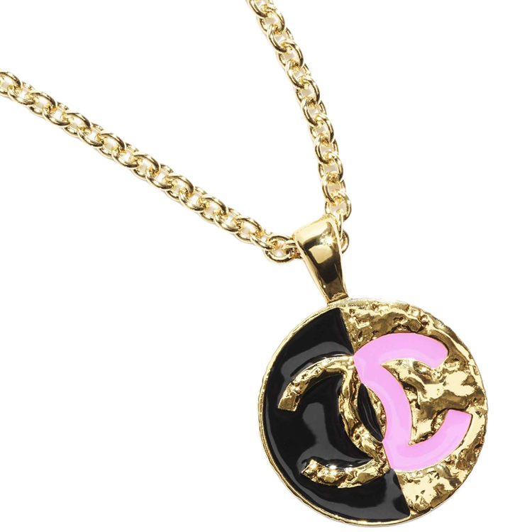 CHANEL Logo Gold Metal Necklace Unisex Couple Design. ABC479B15385NU488 圖 4