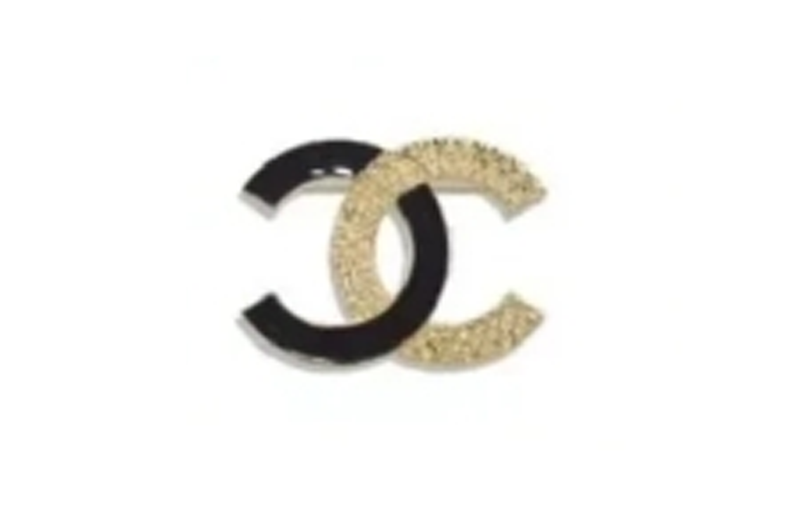 CHANEL Logo Letter Design Brooch Unisex Gold Couple's Accessory. AB-24P-046 圖 2