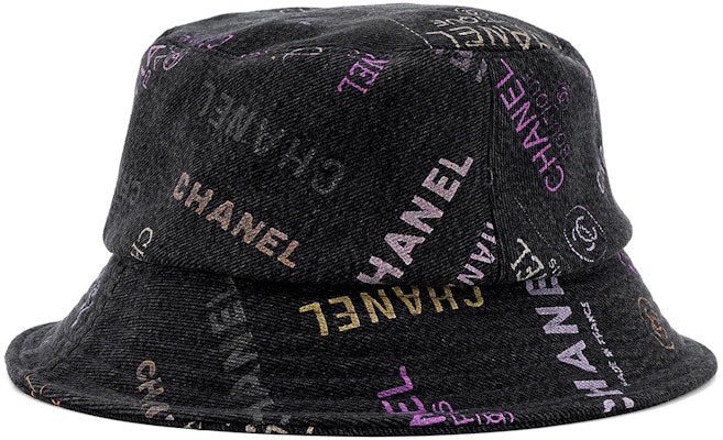 CHANEL Logo Print Cotton Bucket Hat Unisex. AA8086-B07868-94305 Lookbook CHANEL Logo Print Cotton Bucket Hat Unisex. AA8086-B07868-94305