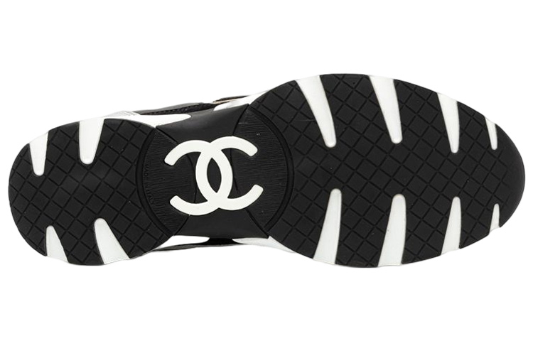 Chanel Logo Sneaker 'Black White' 圖 5