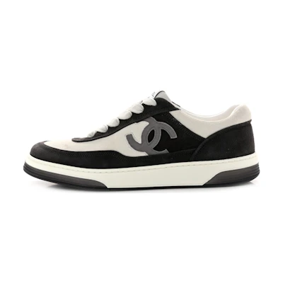 Chanel Low-Top Sneaker 'Logo Black and White'