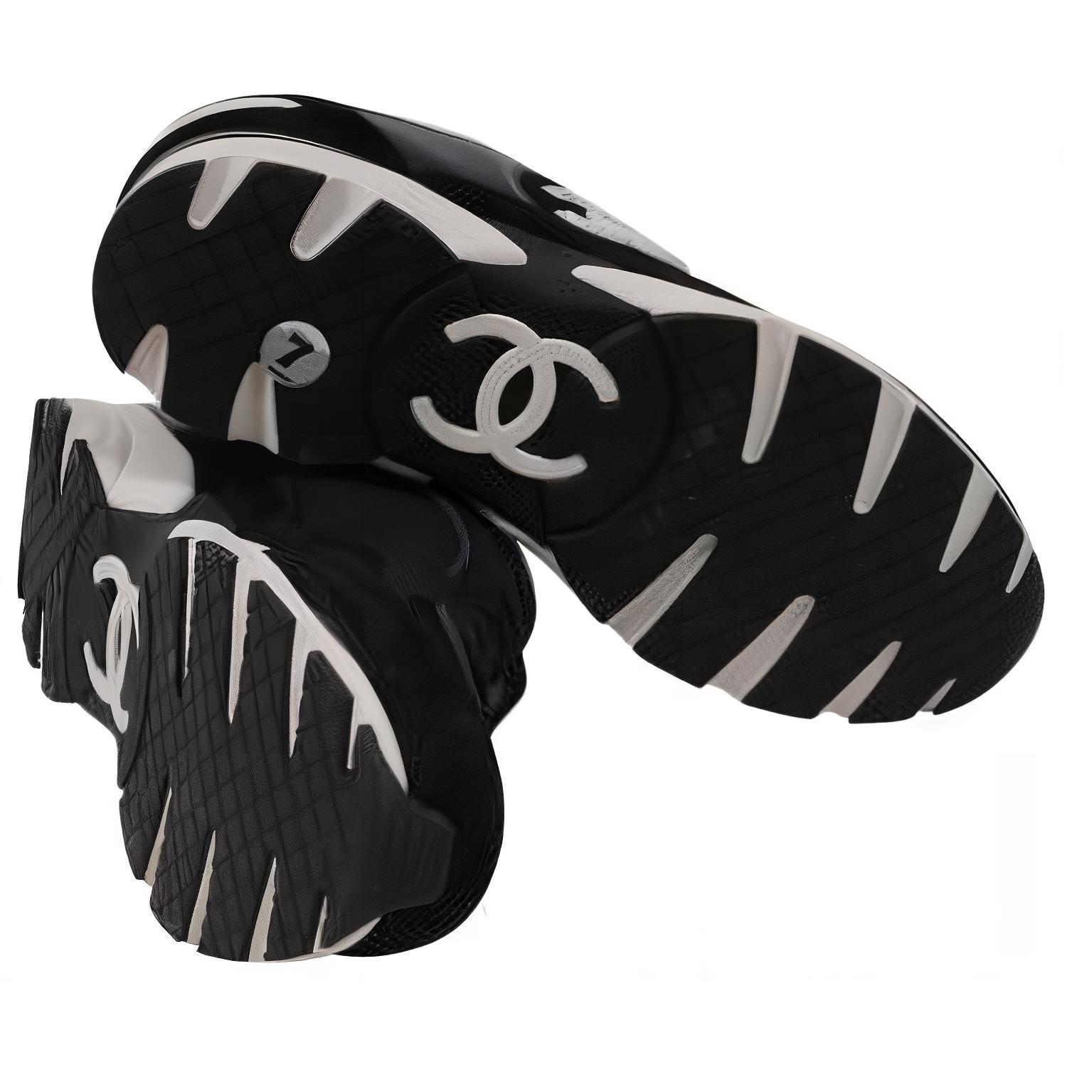 Chanel Low Top Lace-Up 'Black and White' 圖 6