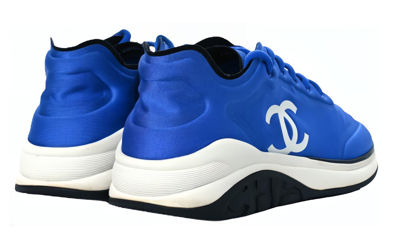 Chanel Low Top Lace-Up 'Blue Leather' 圖 3