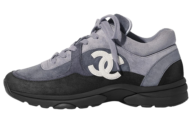 Chanel Low Top Trainer CC Grey
