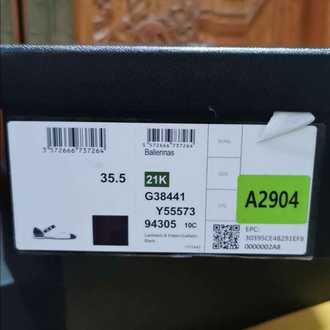 Chanel Mary Jane 'Black Double C-Buckle Flats' G38441Y5557394305