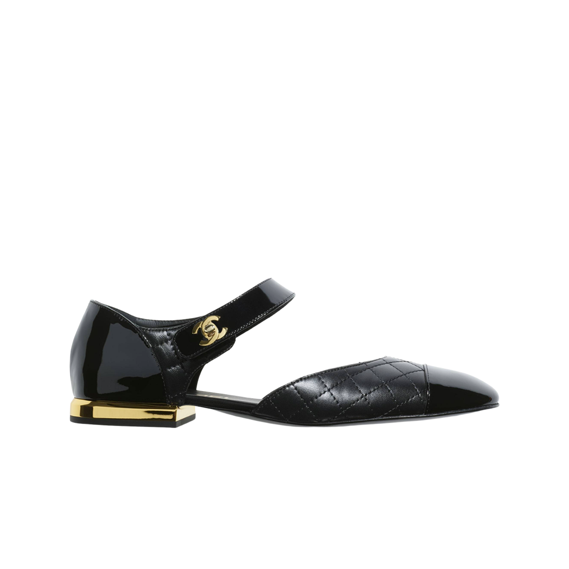 Chanel Mary Jane 'Black Double C-Buckle Flats' G38441Y5557394305