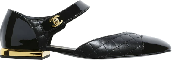 Chanel Mary Jane 'Black Double C-Buckle Flats' G38441Y5557394305 Chanel Mary Jane 'Black Double C-Buckle Flats' G38441Y5557394305