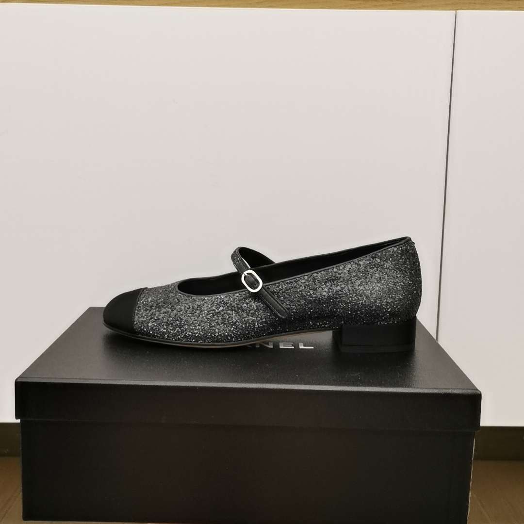Chanel Mary Jane 'Sequin Flats' G38896Y55760K4003
