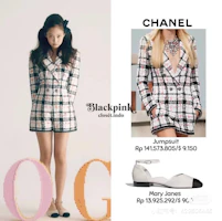 Order Chanel Mary Jane Ballet Flats 'Jennie' Kasut Balerina Wanita G36048