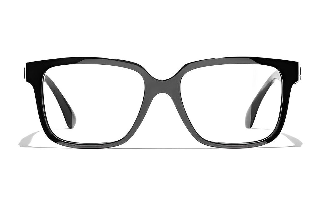 CHANEL Men’s Black Rectangular Optical Glasses Frame Classic Design CH3435Q1082 圖 2