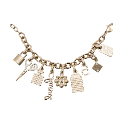 CHANEL Metal Artificial Pearl Rhinestone Resin Bracelet. AB5839-B05185-NB604