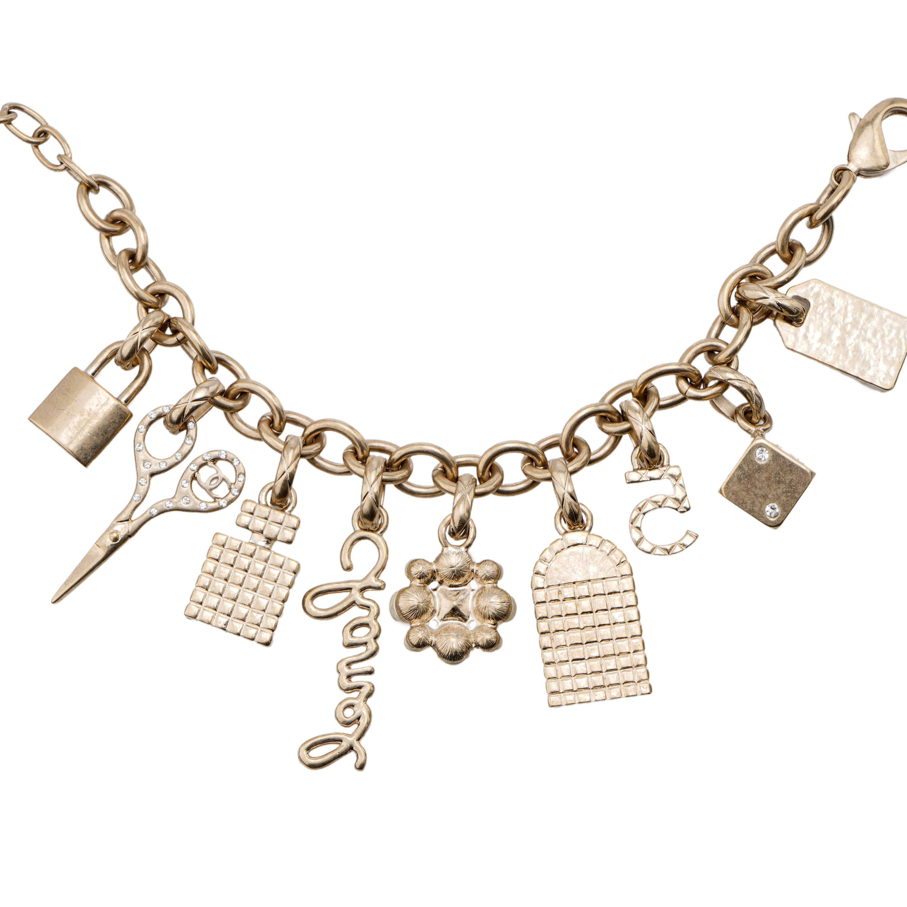 Order Gelang CHANEL Logam Mutiara Imitasi Rhinestone Resin. AB5839-B05185-NB604