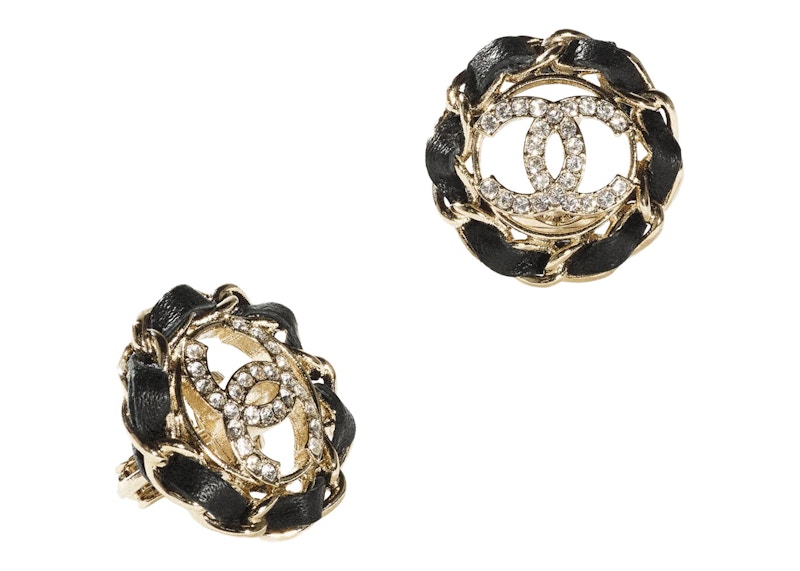 Chanel Metal Earrings AB8297 Gold/Black 圖 2