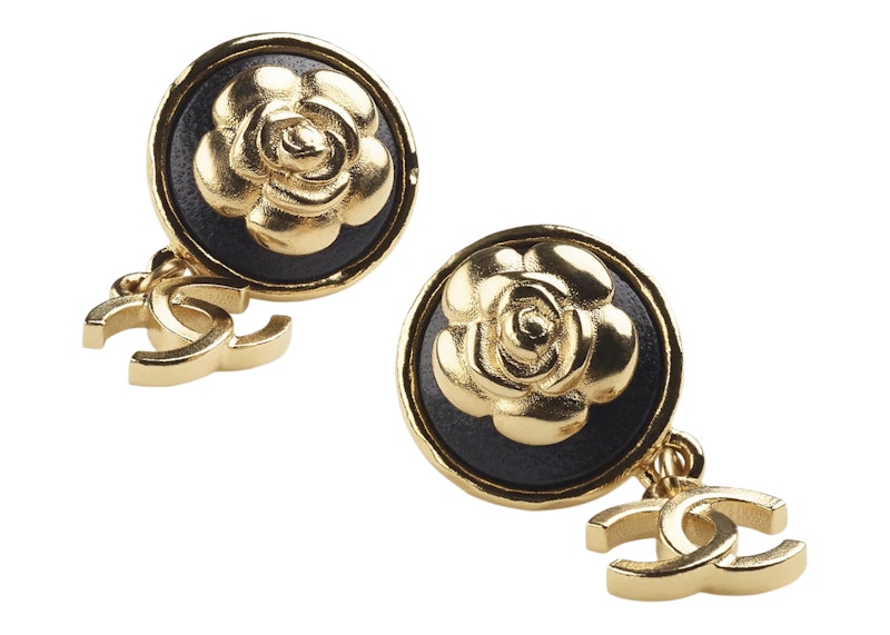 Chanel Metal Earrings AB8977 Black/Gold 圖 2