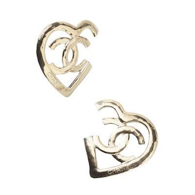 Chanel Metal Earrings Gold