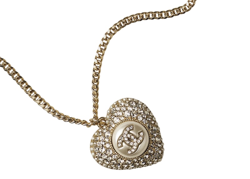 Order Collar de Metal Chanel AB9385 Oro/Blanco