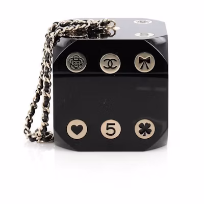 Chanel Minaudiere Dice Black