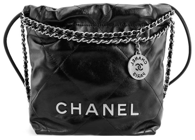 Chanel Mini 22 Bag Black (AS3980)