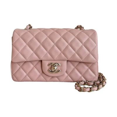 Chanel Mini Classic Flap Bag Pink (A69900)