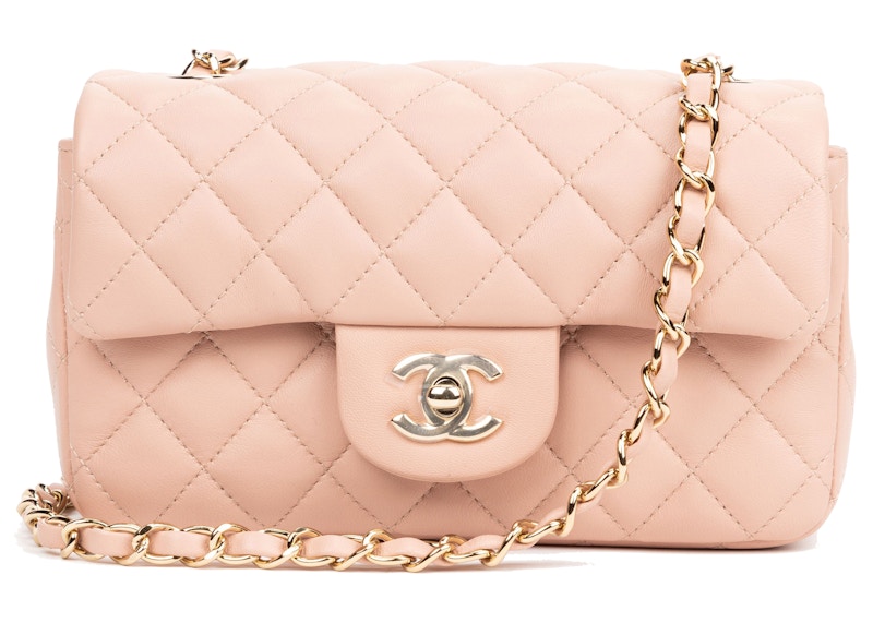 Chanel Mini Classic Single Flap Pale Pink
