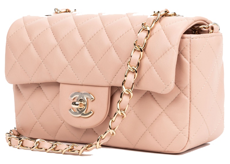 Order シャネル ミニクラシック シングルフラップ ペールピンク