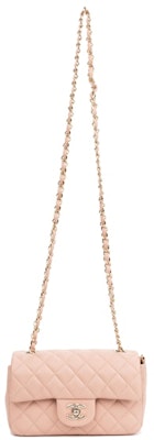 Chanel Mini Classic Single Flap Pale Pink Lookbook Chanel Mini Classic Single Flap Pale Pink