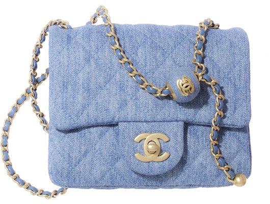 香奈儿迷你翻盖包牛仔蓝 Buy 香奈儿迷你翻盖包牛仔蓝