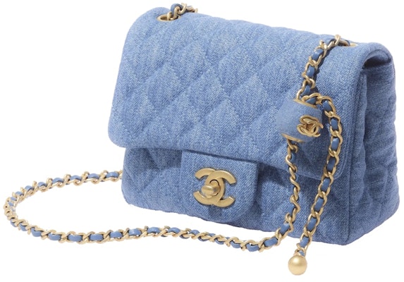 香奈儿迷你翻盖包牛仔蓝 Order 香奈儿迷你翻盖包牛仔蓝