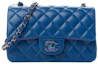 Buy 샤넬 미니 플랩백 21P 블루 (램스킨)