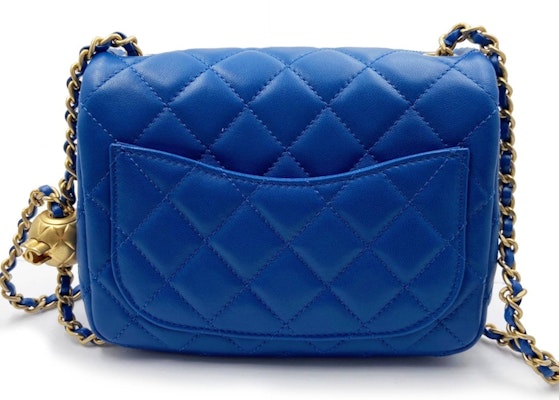 Chanel Mini Square Pearl Crush Biru Order Chanel Mini Square Pearl Crush Biru