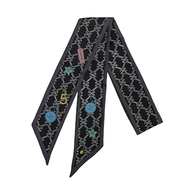 CHANEL No.5 Double C Scarf Headband AA8155-B07826-NH316